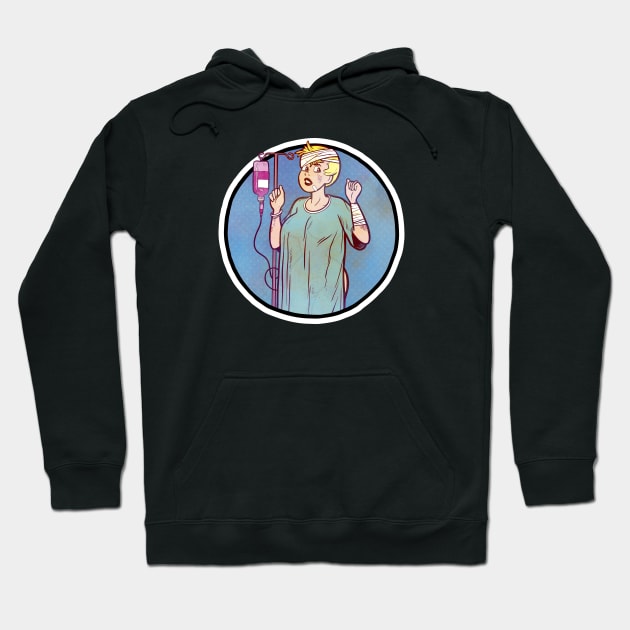 Patient Betty Hoodie by Baddest Shirt Co.